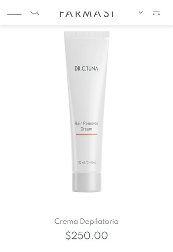 Crema Depilatoria Piel Sensible Farmasi 100 Ml