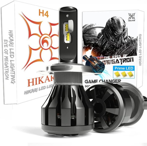 H4 Led Hikari! 12000 Lumens, 6000k, 46w El Par...