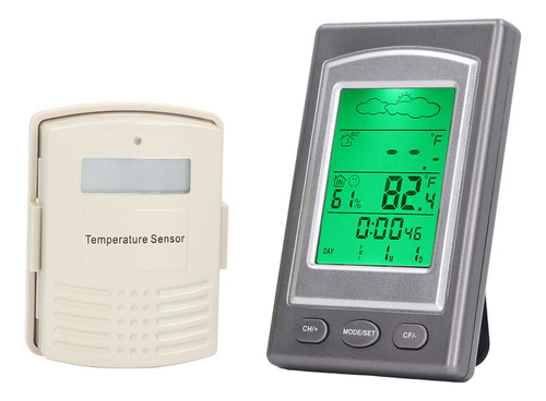 Sensor De Temperatura Y Humedad, Termómetro Inalámbrico, Hig