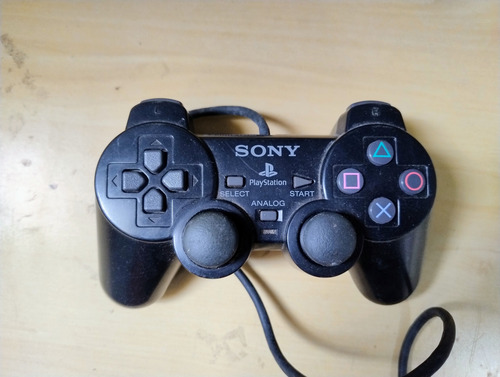 2 Controles Ps2 Originais Preto (Usado)