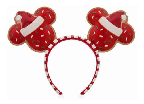 Vincha Navideña Minnie/ Mickey Mouse Galleta Adultos Disney 