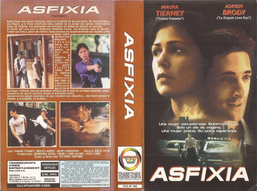 Asfixia Vhs Oxygen Maura Tierney Adrien Brody Laila Robins