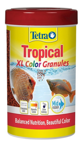 Tetra Color 30gs Granulado Alimento Peces Discus Escalares