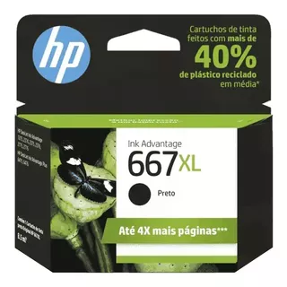 Cartucho Tinta Original Hp 667xl Deskjet 1275 2374 2375 2376