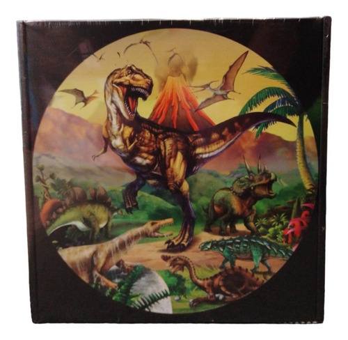 Puzzle 1000 Piezas Redondo Imagen Dinosaurios Norte Rodados