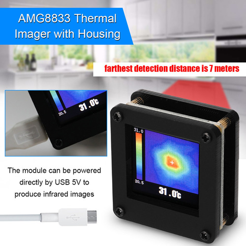 Sensor De Temperatura De Cámara Térmica Infrarroja Amg8833 I