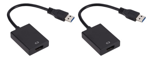 2 Uds Para Adaptador Pantalla Portatil Proyector Hdmi Video