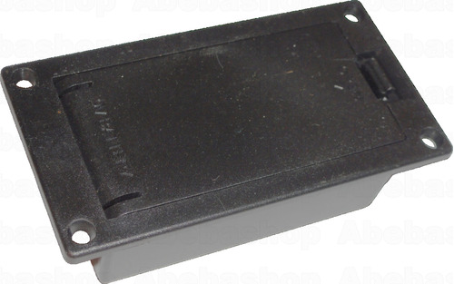 Portabateria Para 9v 58x32mm Portapila A Panel Bajo Guitar-p