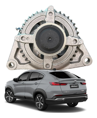 Alternador Jeep Compass Fastback 1.3 Turbo Flex 2016 Á 2023