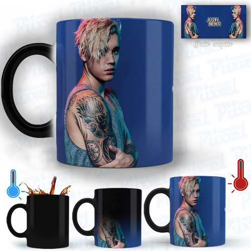 Taza Magica Justin Bieber Musica Beliebers Modelo 1