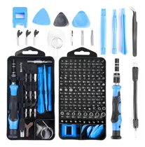 Comprar Kit Set Herramientas Para Reparaciónes De Celulares Dispositivos Moviles Aparatos Electronicos Pro 138 En 1 Valija Caja Maletin