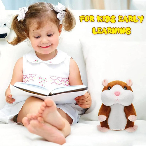 Divertido Juguete De Peluche Learn Imitate Talking Little Ha