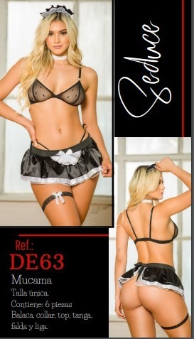 Imagen 5 de 6 de Conjunto Femenino / Lencería / Ropa Interior / Disfraz