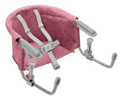 Cadeira De Alimentação Encaixe 6m-15kg Multikids Baby Bb378 Cor Rosa Nome Do Desenho Liso