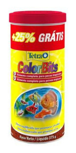 Imagem 1 de 4 de Ração P/ Peixes Tropicais Tetra Colorbits Granules 375g
