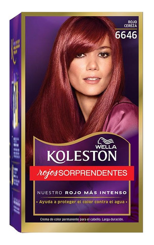 Tinta Koleston Kit 6646 Rojo Cereza