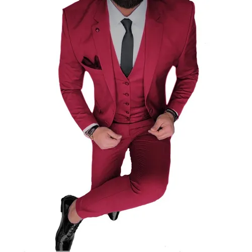 QUALITY IMPORT Camisa Entallada Bordo Z5