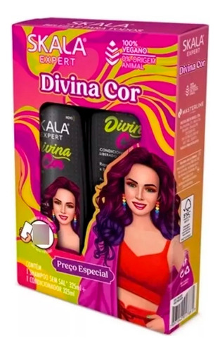 Skala Shampoo + Acondicionador Divina Cor X 325 Ml