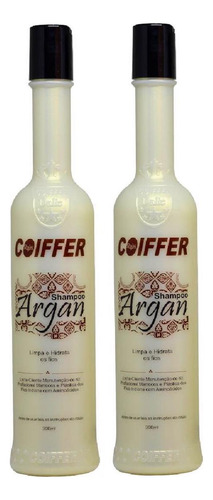 Coiffer Shampoo De Argan 300ml Hidratação Profunda (kit 2)
