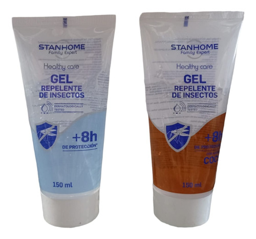 Stanhome 2 Pack Gel Repelente De Insectos Mosquitos 150 Ml