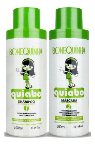 Bonequinha Escandalosa Kit Progressiva Quiabo 2x300ml