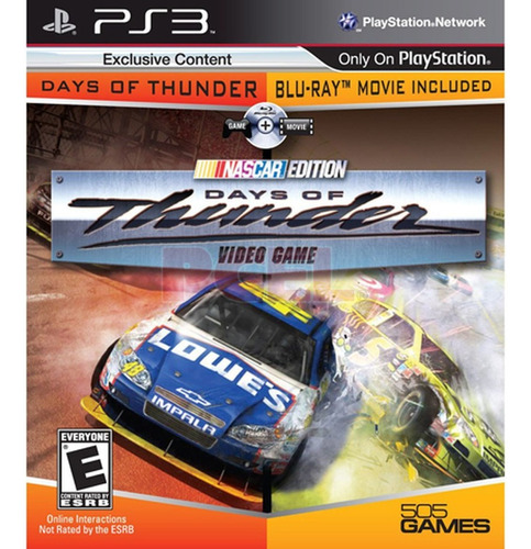 Days Of Thunder Nascar Edition Playstation 3 Ps3 Bundle