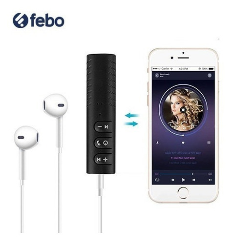 Imagen 5 de 7 de Receptor Audio Bluetooth Radio Auto Manos Libres Febo