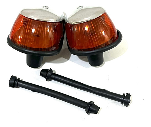 Cruce Guardafango Plastico Ambar Vw Escarabajo 68-81 El Par