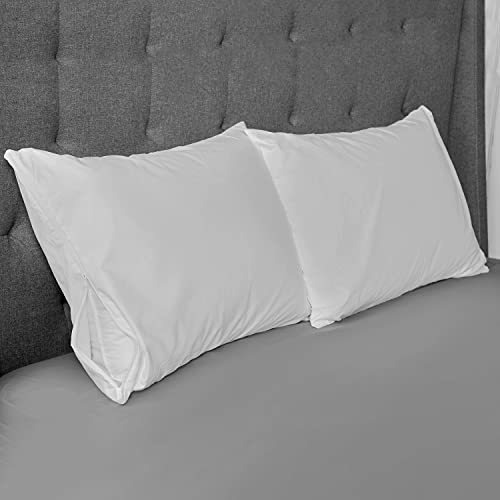 Protector De Almohada Aller-ease Lavable Con Agua Caliente,