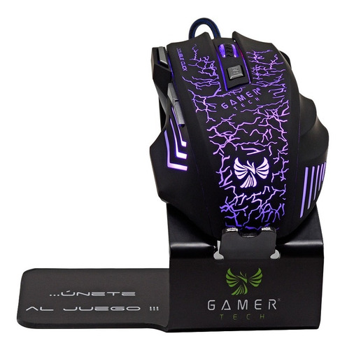 Mouse Gamer Tech Usb 7 Botones Dpi Hasta 3200