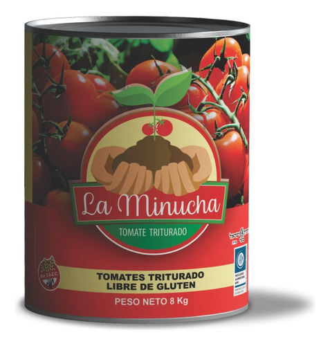 Tomate Triturado La Minucha Lata 8kg Sin Tacc