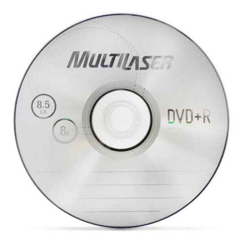 Dvd-r Multilaser Virgem 8x 4,7gb Fabricado No Brasil