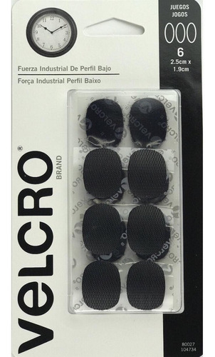 Imagem 1 de 3 de Velcro - Fixadores Auto Adesivo - Força Industrial (6 Unid)