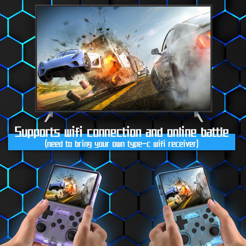 Fhyrgf [en 1 R40s Pro Handheld Game Console De 35 Pulgadas