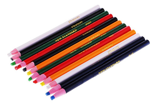 T 12pcs Crayón Marcadores Lápiz De Cera De Grasa Chinagraph