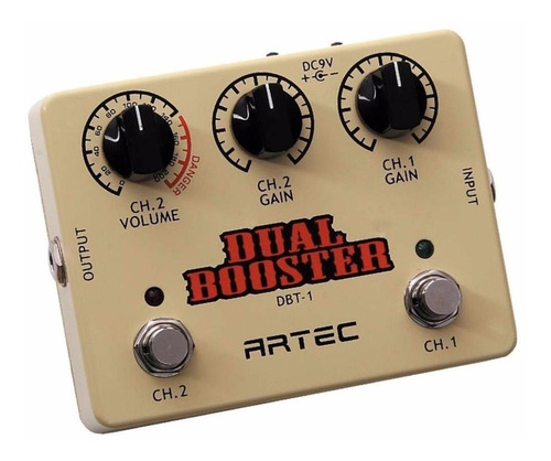 Artec Dbt1 Dual Booster Pedal Efecto - Plus