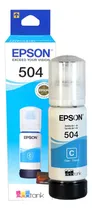 Comprar Botella De Tinta Original Epson 504 T504 Cyan L4150 L4160