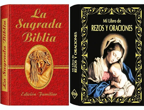 La Sagrada Biblia Católica + Gran Libro De Rezos Y Oraciones