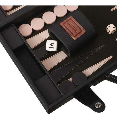Backgammon Frengie Maletín Mediano De Paño Novelty