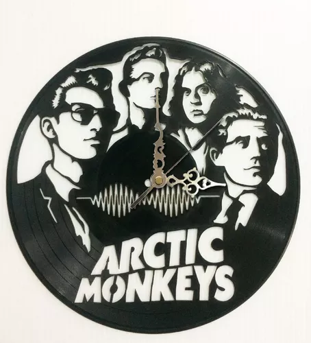 Reloj Pared Corte Laser Disco Vinilo Arctic Monkeys