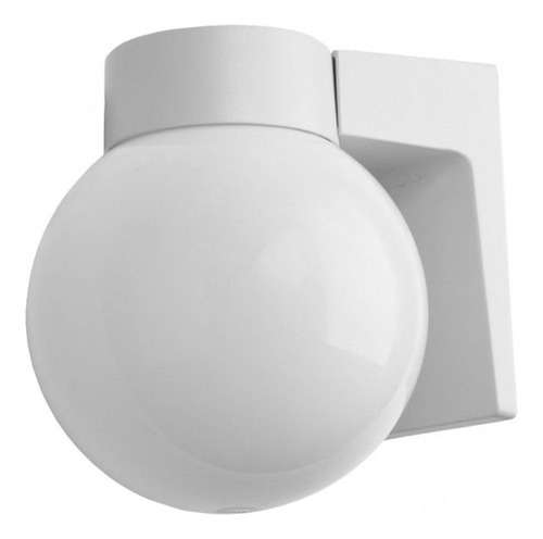 Aplique De Pared Tipo Globo Blanco E27 Tienda Fisica