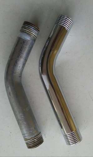 Niples 1/2 De 16 Centimetros Curvos Para Duchas (Usado)