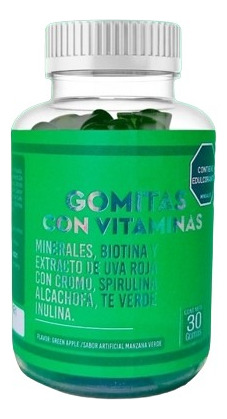 Lipogomitas Te Verde X30 Gomas - Unidad a $1167