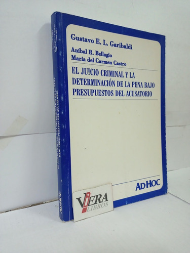 El Juicio Criminal Y La Determinacion De La Pena - Garibaldi