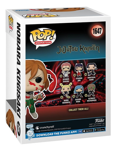 Funko Pop Animation Jujutsu Kaisen Nobara Kugisaki 1647 Amaz
