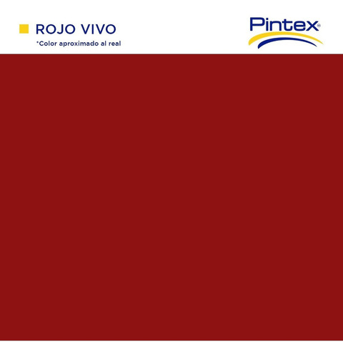 2 Pack Pintura Colorlastic 5 Años Pintex 3.8 Litros Int/ext Color Rojo Vivo