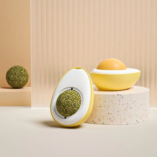 Bola interactiva Catnip Cat Herb Ball Lambe para colorear huevos