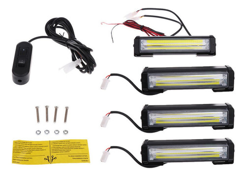 Luz De Emergencia Delantera/trasera Para Parrilla De Coche D