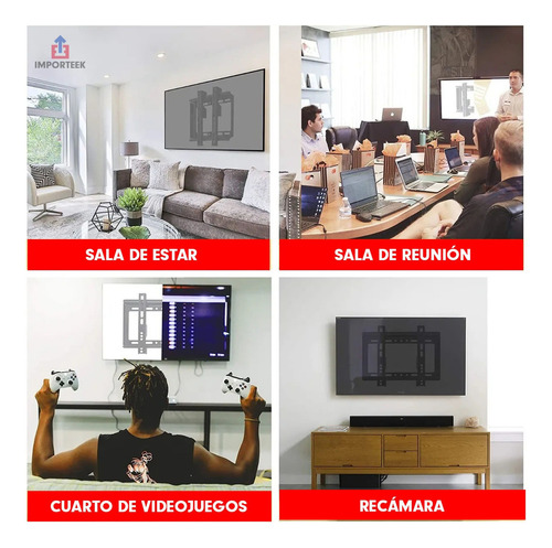 . Soporte Base Pantalla Tv Monitor Vesa Fijo 14-43 Pulgadas