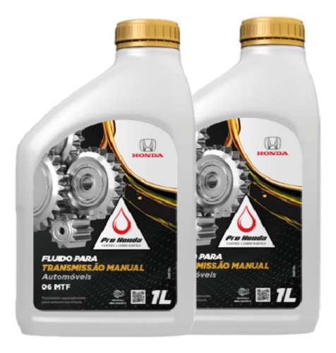 Kit 2 Fluido Para Transmissão Manual  Mtf Automóveis Honda 